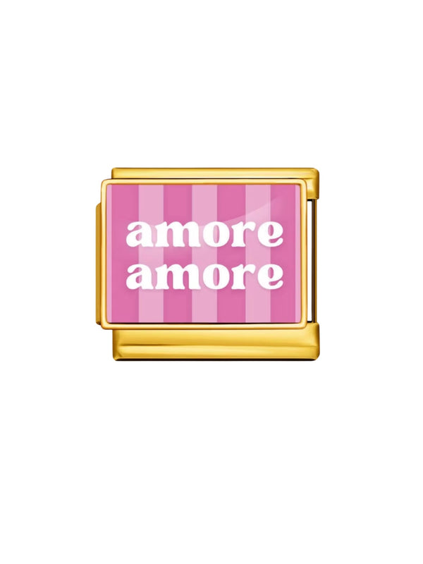 Charm italien AMORE AMORE doré