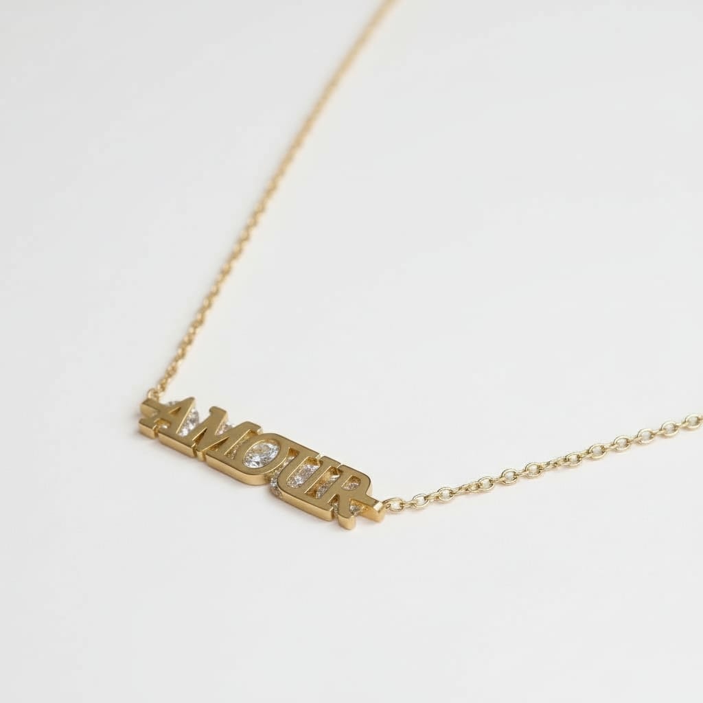 Collier AMOUR – doré