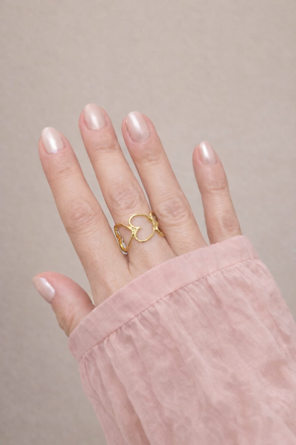 Bague TI AMO – doré