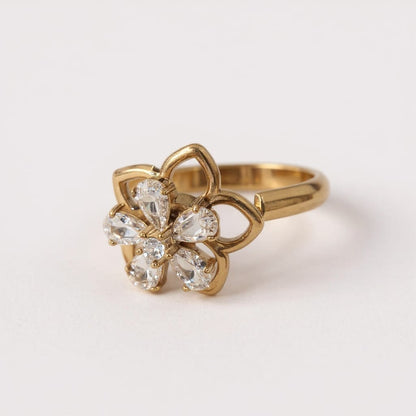 Bague rotative anti-stress LYRA – doré