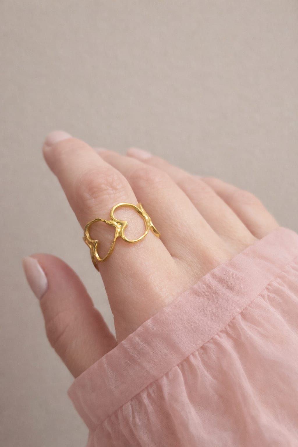 Bague TI AMO – doré
