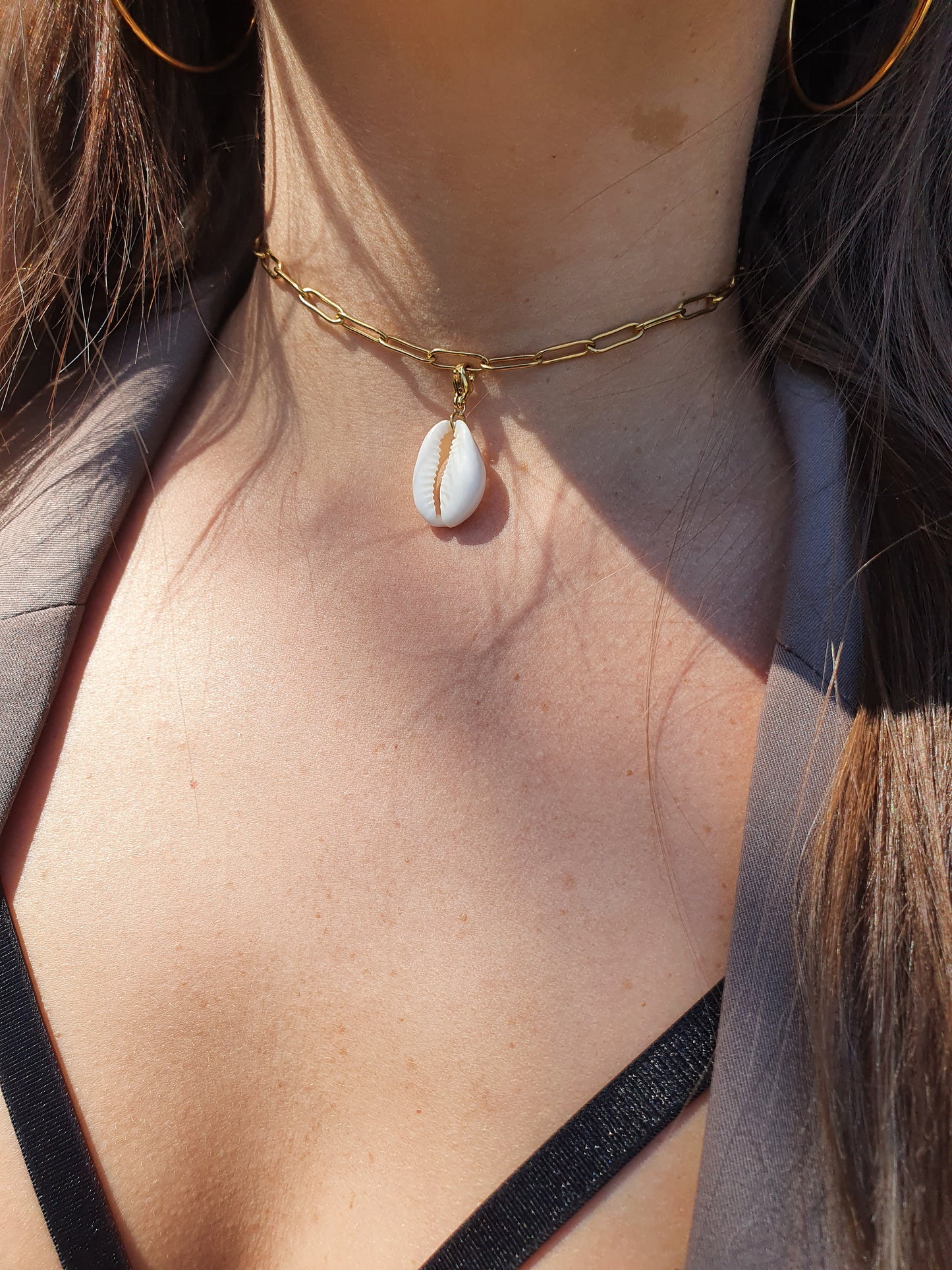 Collier GREAT SHELL - coloris au choix