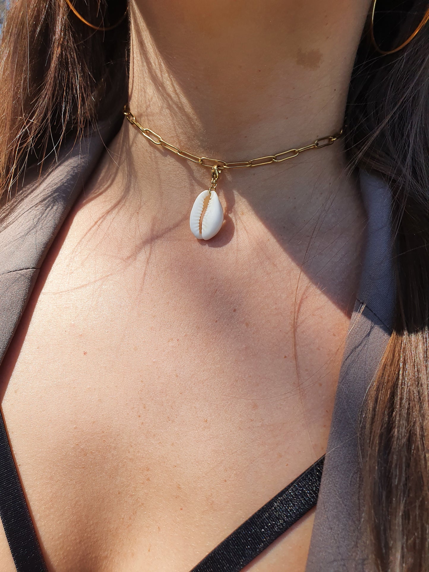 Collier GREAT SHELL - coloris au choix