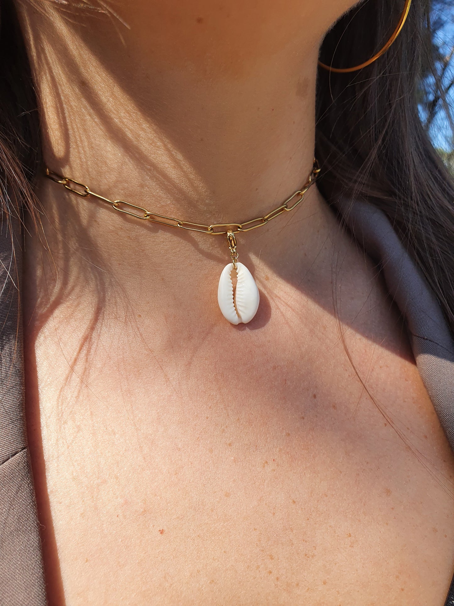 Collier GREAT SHELL - coloris au choix
