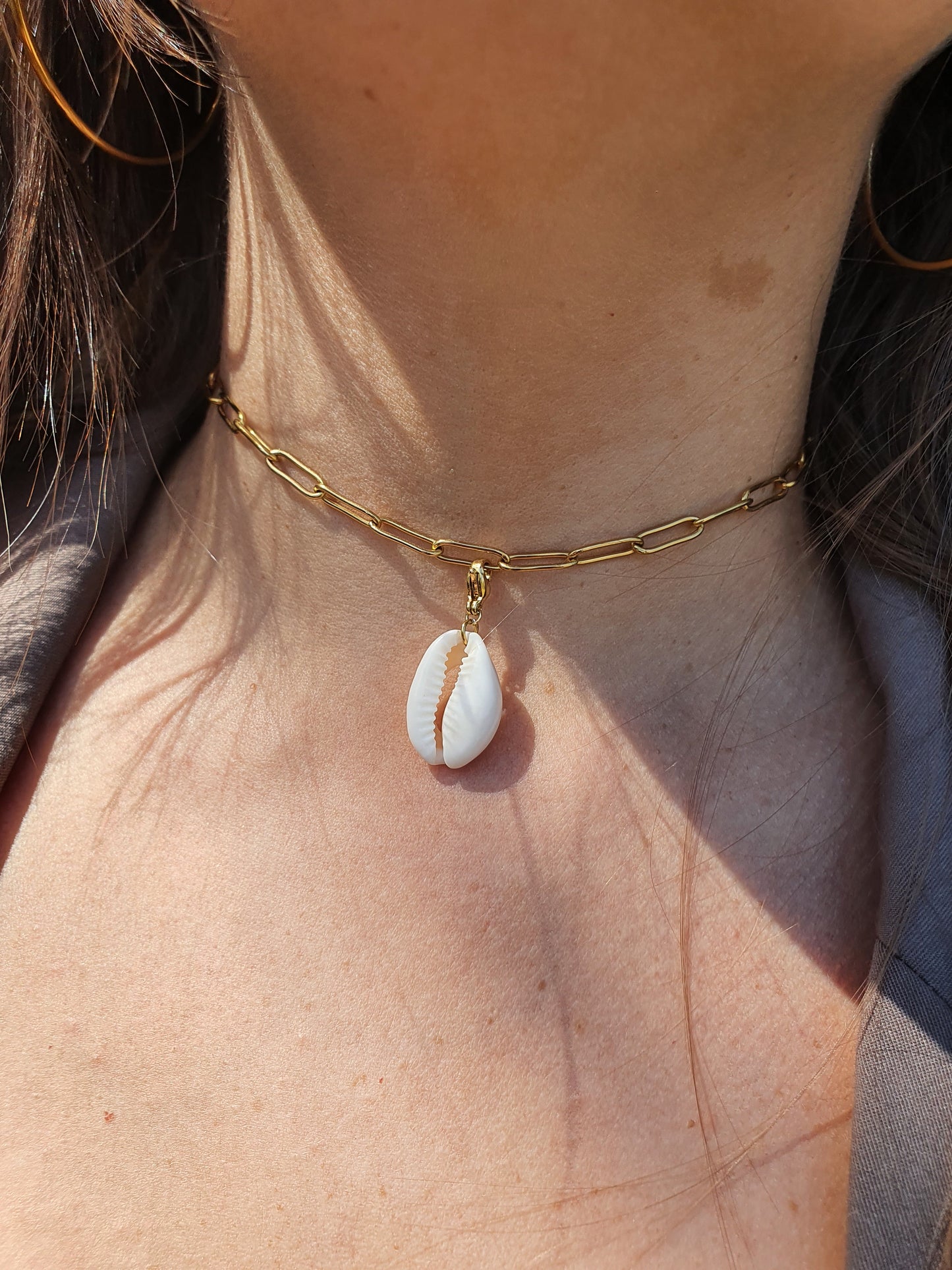 Collier GREAT SHELL - coloris au choix
