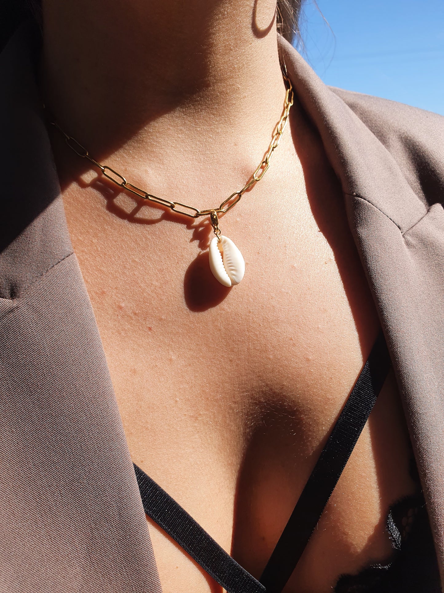 Collier GREAT SHELL - coloris au choix