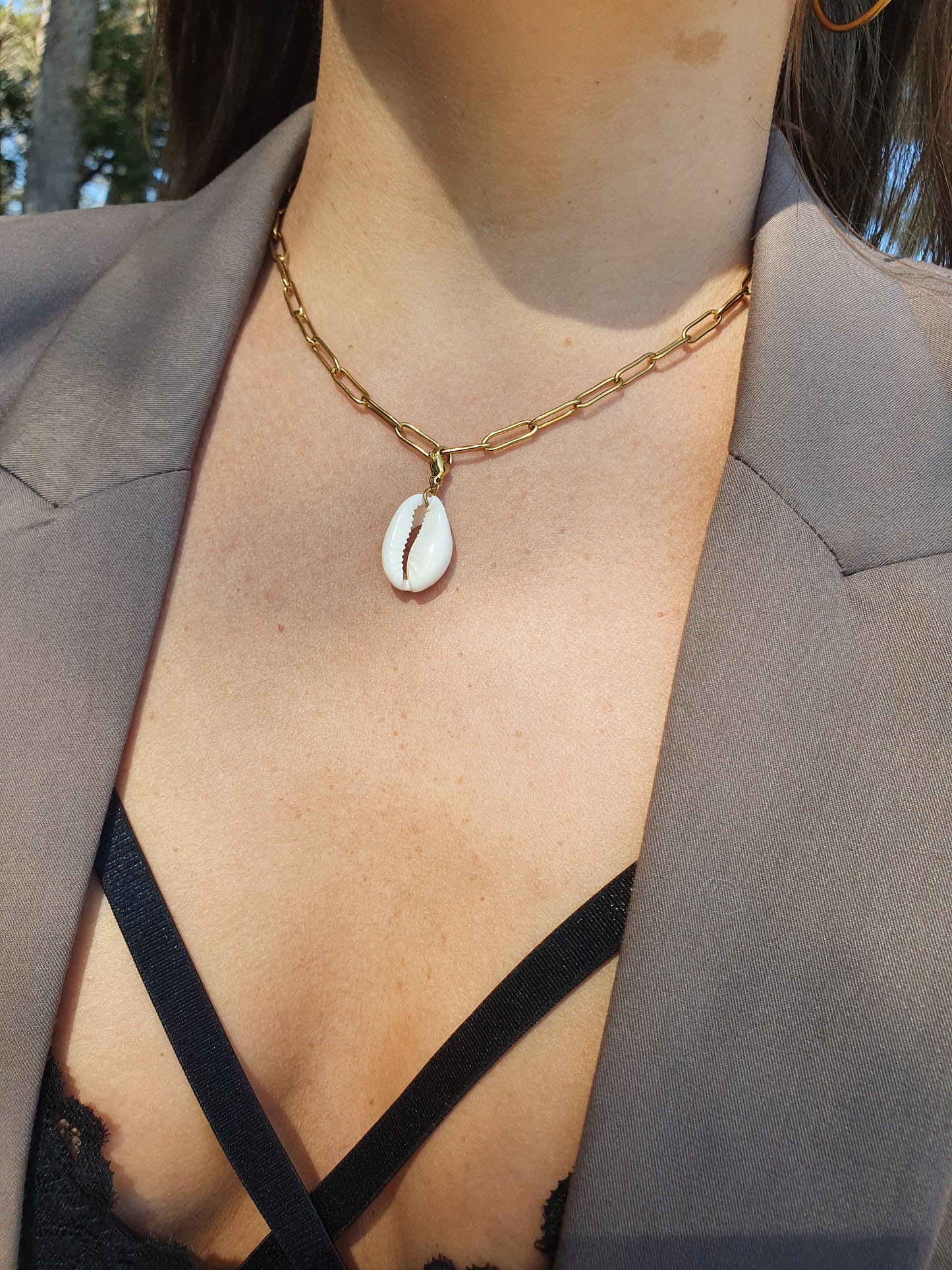 Collier GREAT SHELL - coloris au choix