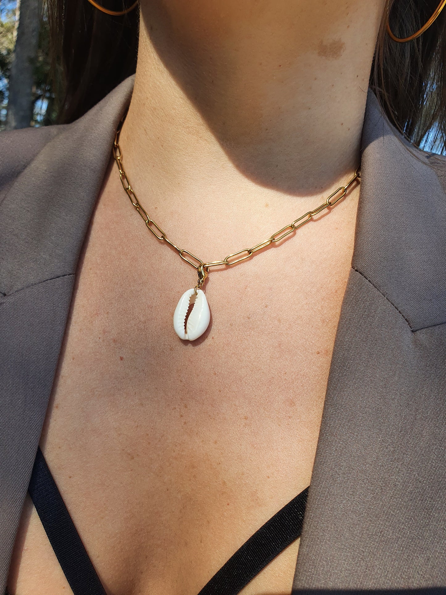 Collier GREAT SHELL - coloris au choix