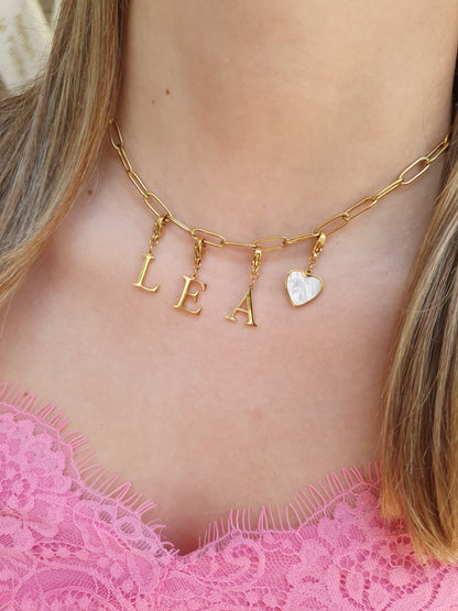 Collier prénom personnalisé - Doré | Maillons au choix