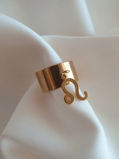 Bague signe astrologique  - doré