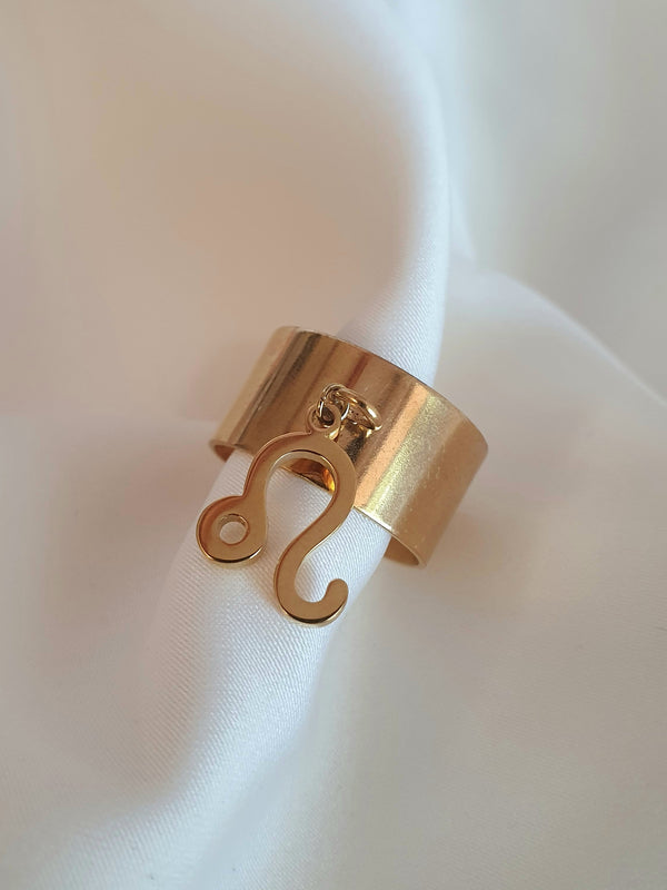 Bague signe astrologique  - doré