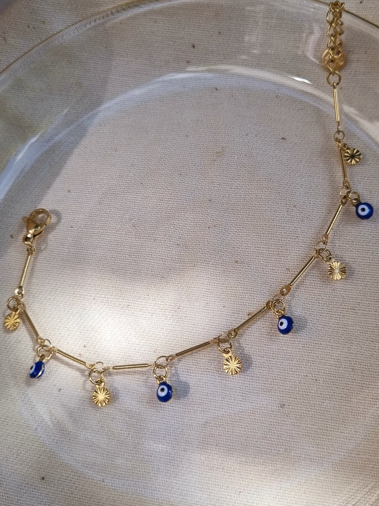 Bracelet GINA - doré/bleu