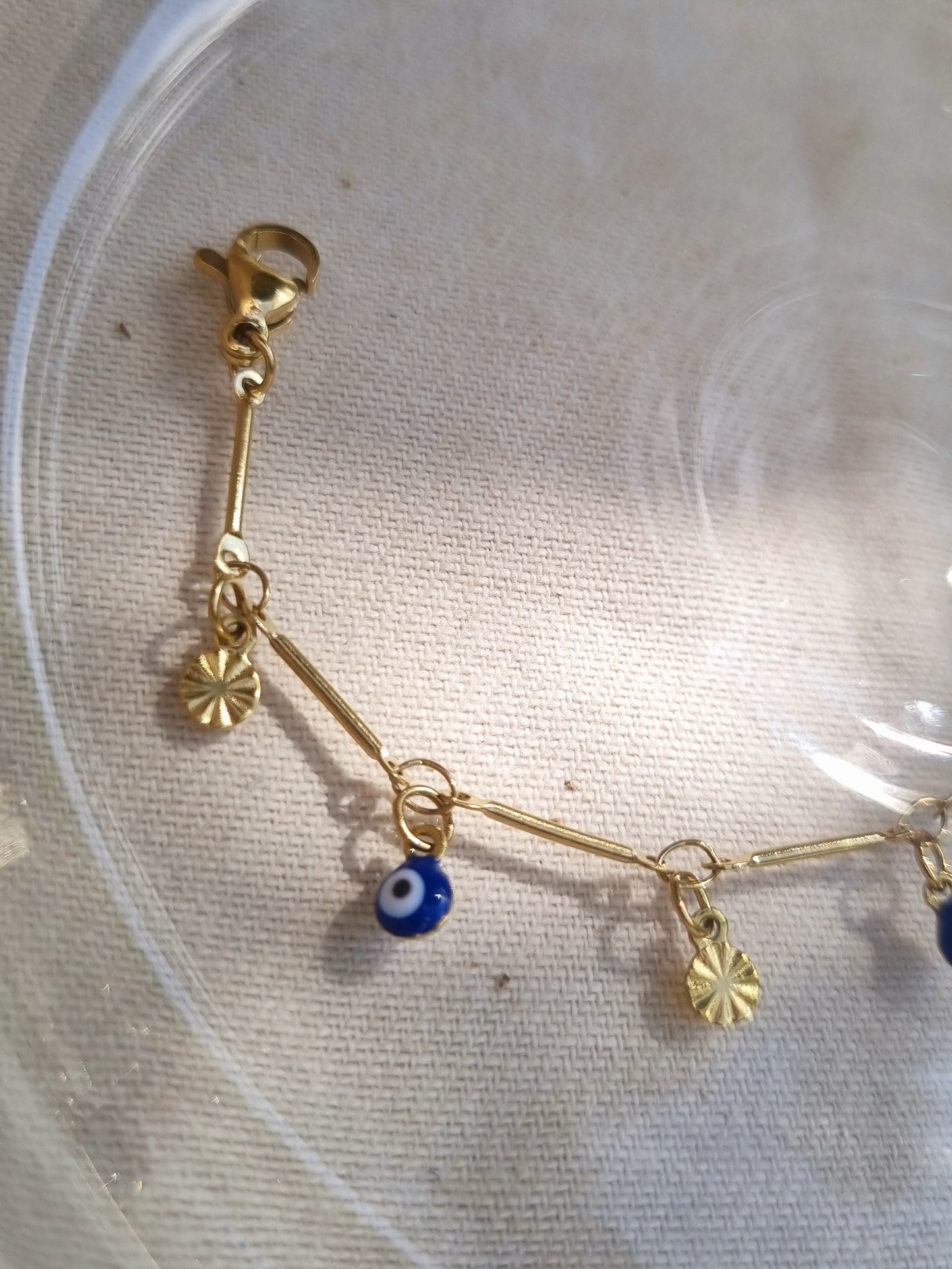 Bracelet GINA - doré/bleu