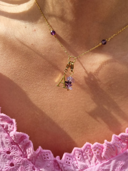 Collier DESIR (personnalisable) - doré