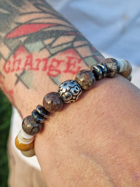 Bracelet pierres naturelles TYLER