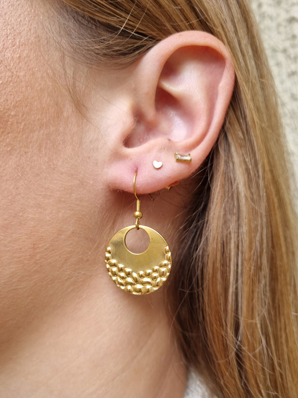 Boucle d'oreilles JUSTINE - doré