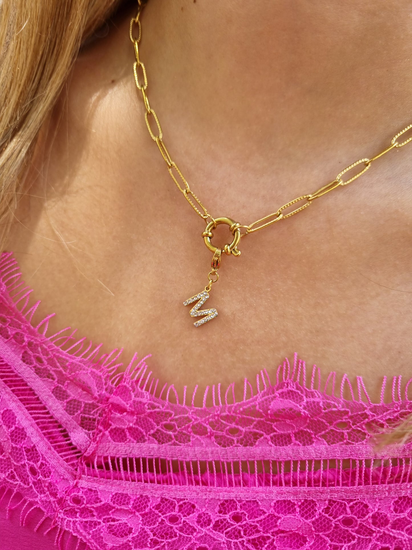 Collier ESSENZA (personnalisable) - doré