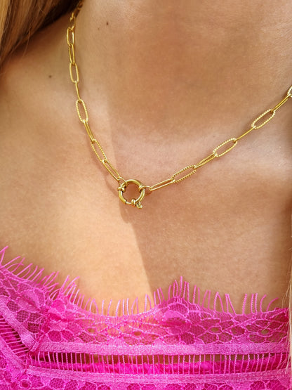 Collier ESSENZA (personnalisable) - doré