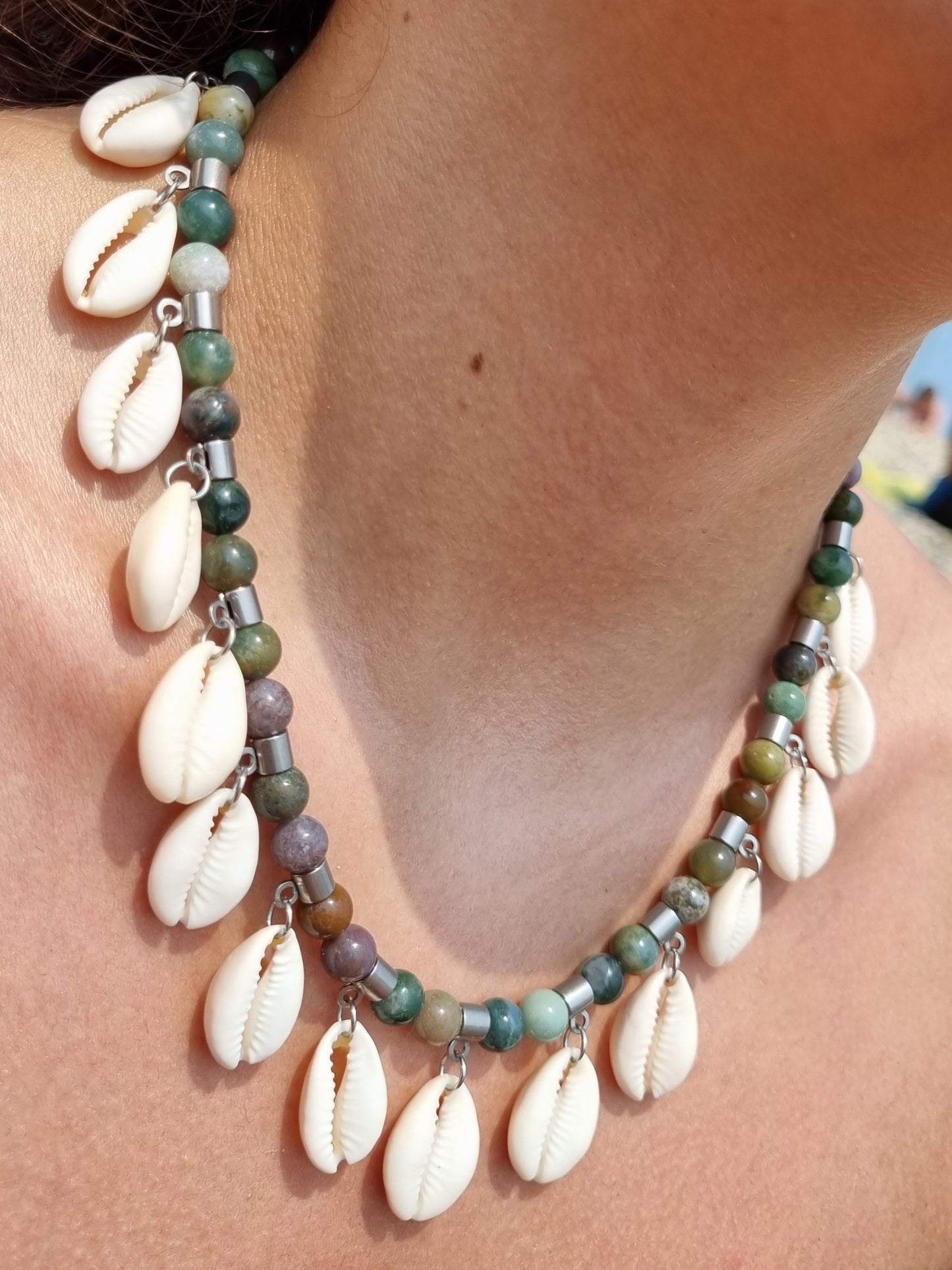 Collier LOVE MY SHELLS - vert