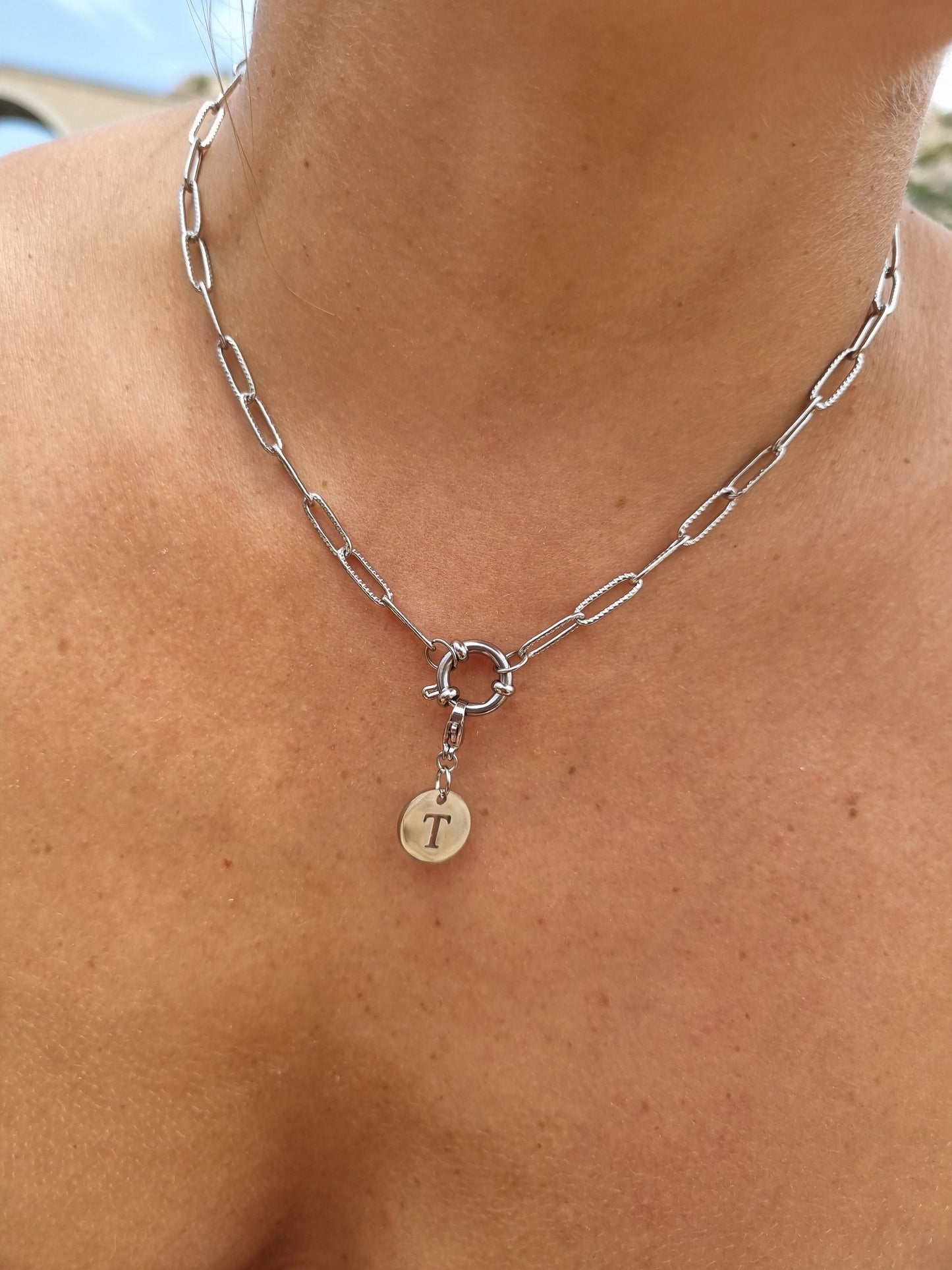 Collier ESSENZA (personnalisable) - argenté