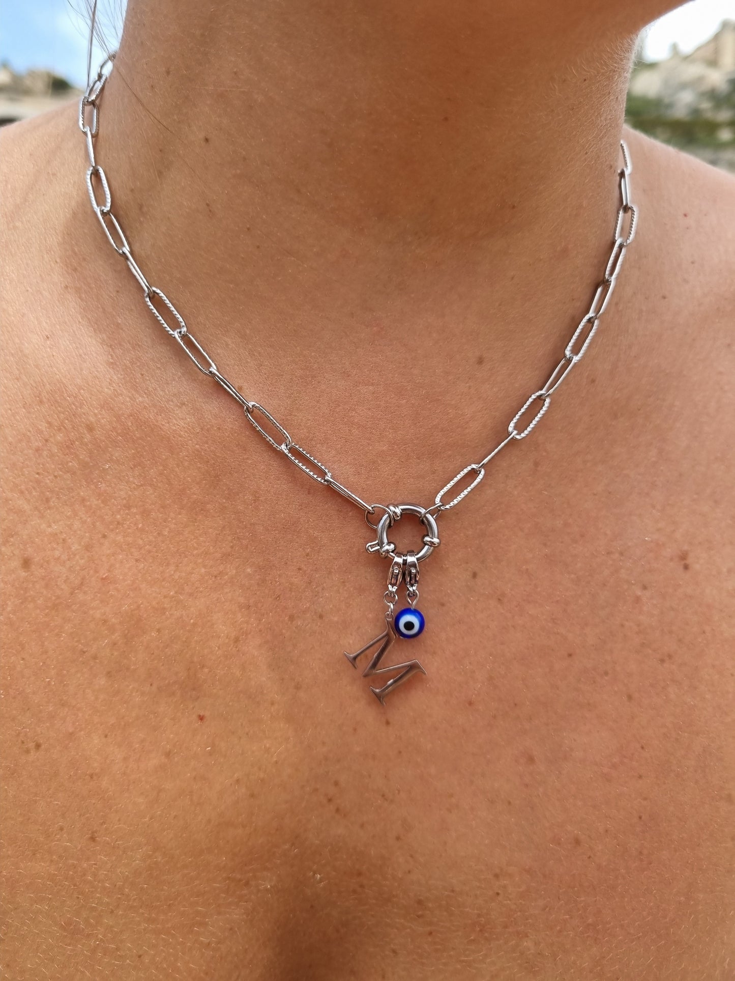 Collier ESSENZA (personnalisable) - argenté