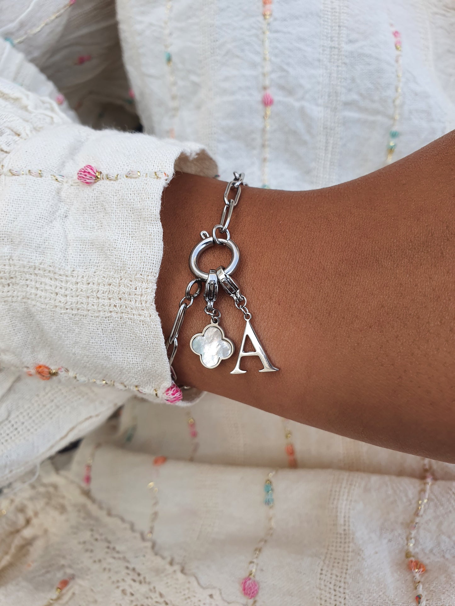 Bracelet PADOVA (personnalisable) - argenté