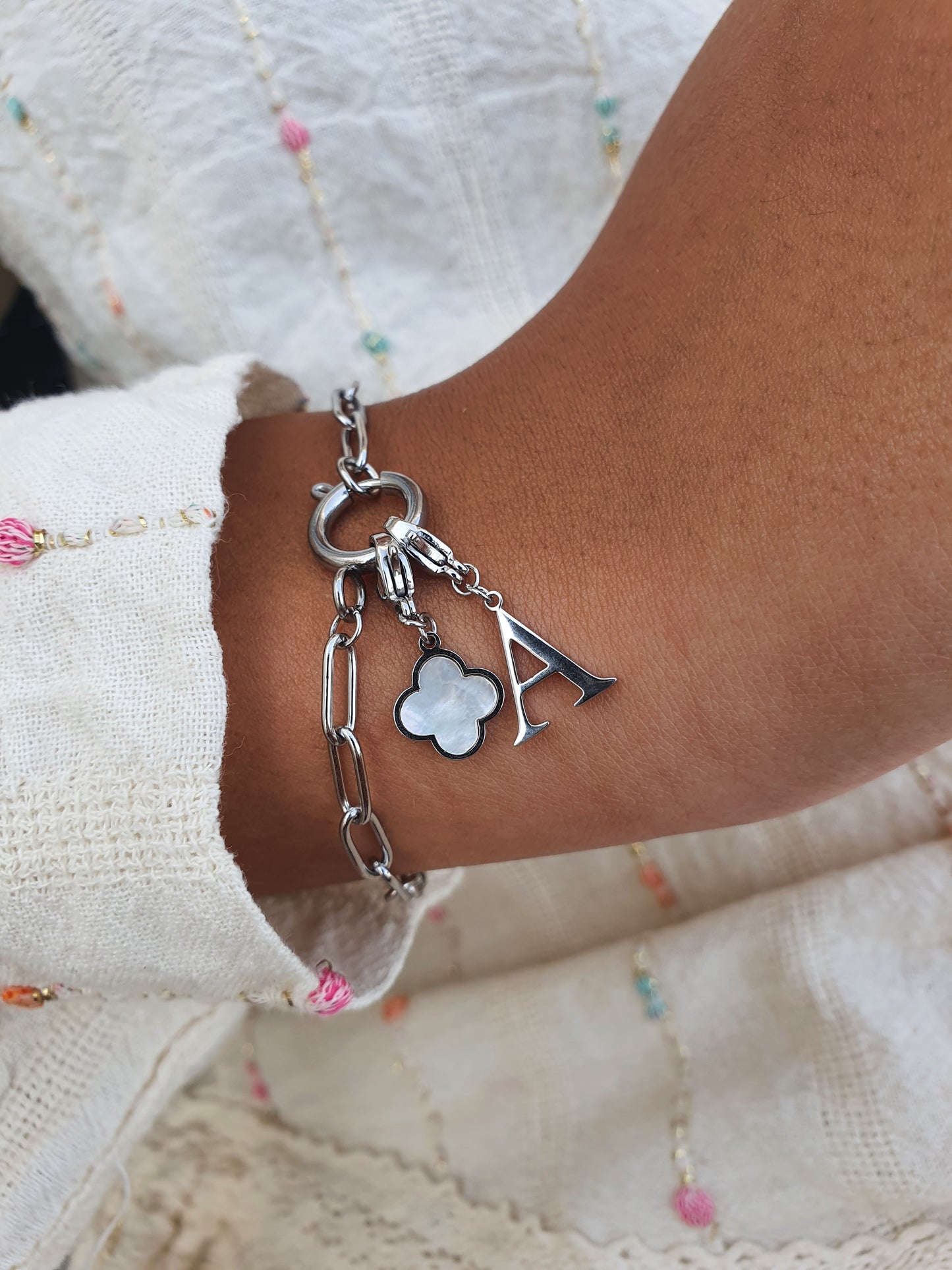 Bracelet PADOVA (personnalisable) - argenté