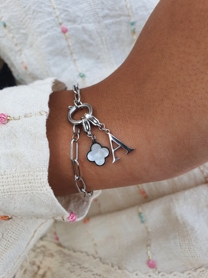Bracelet PADOVA (personnalisable) - argenté