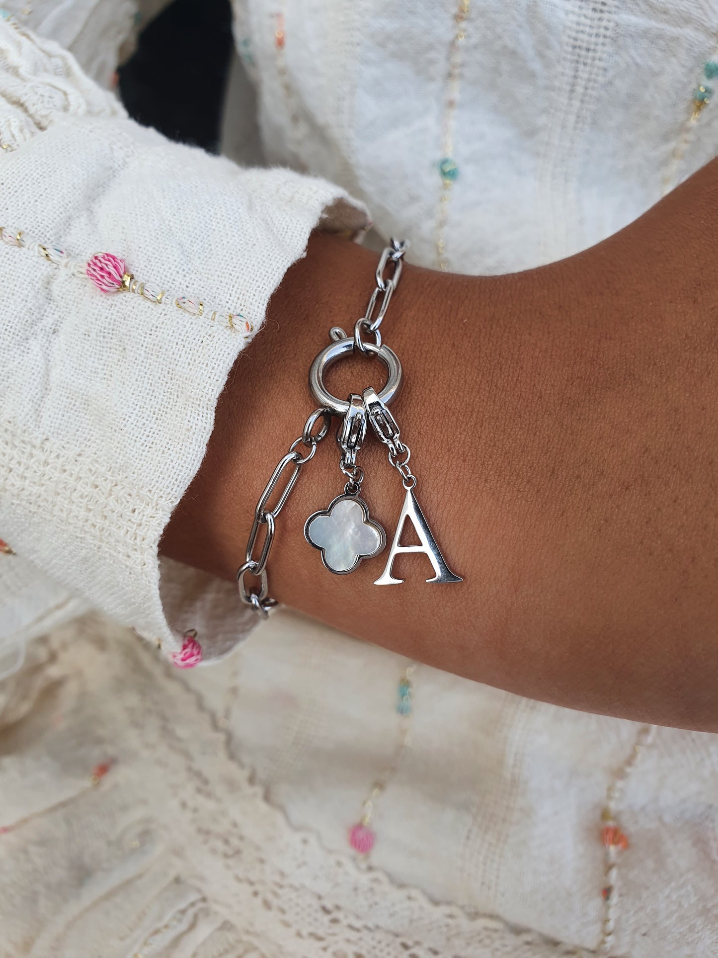 Bracelet PADOVA (personnalisable) - argenté