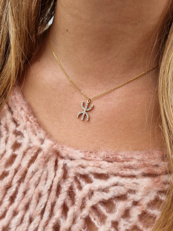 Collier Berbère Amazigh strass - coloris au choix