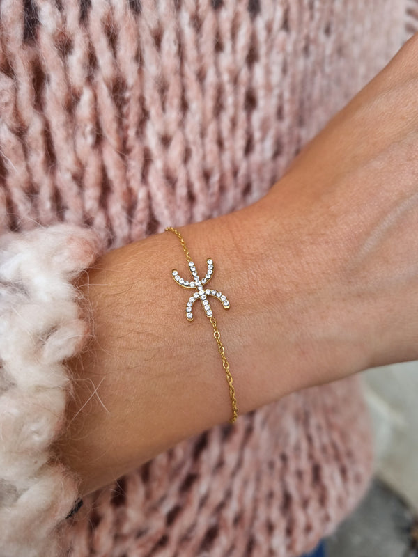 Bracelet Berbère Amazigh strass - coloris au choix
