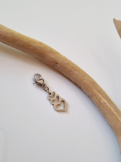 Charm triple coeur