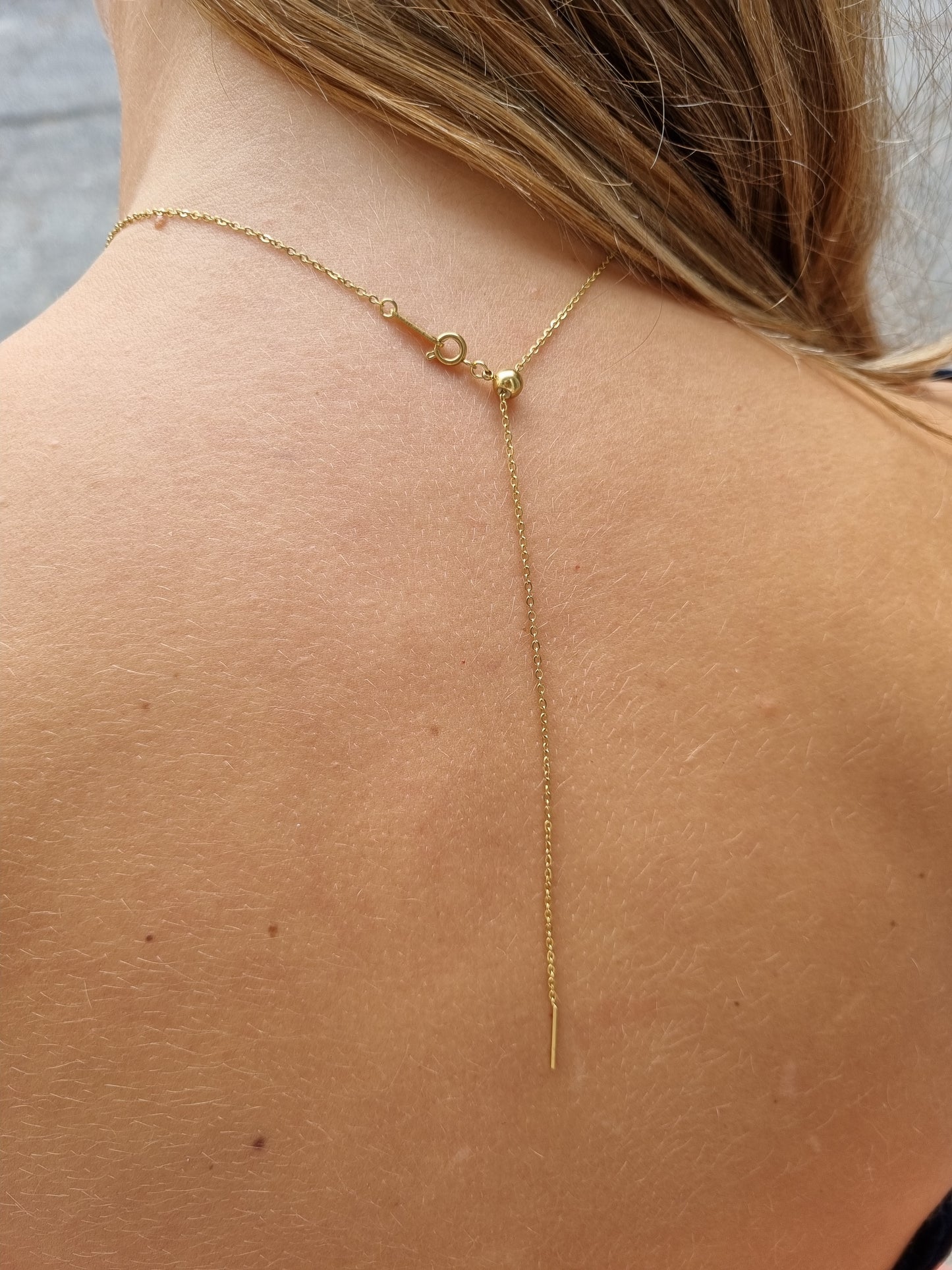 Collier Baby "Toi & Moi" - zircons/doré