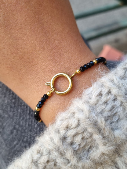 Bracelet TESSYA (personnalisable) - doré/coloris au choix