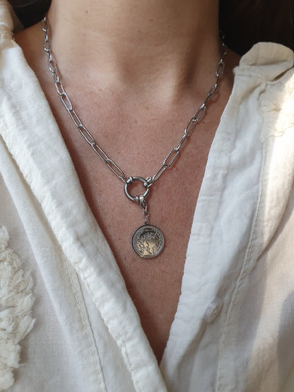 Collier ESSENZA (personnalisable) - argenté