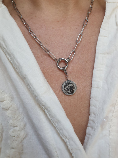 Collier ESSENZA (personnalisable) - argenté