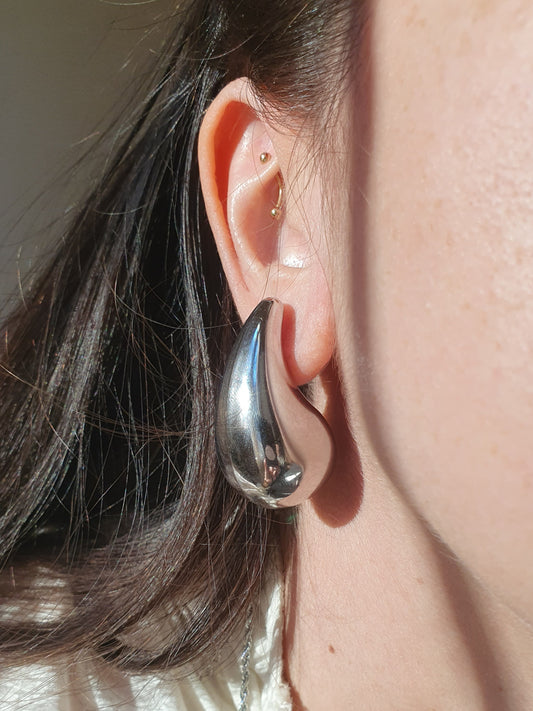 Boucles d'oreilles VEGA - argenté
