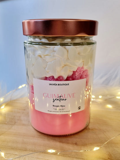 Bougie-Bijou gourmande - Guimauve