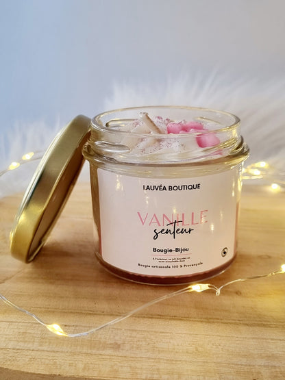Bougie-Bijou gourmande - Vanille