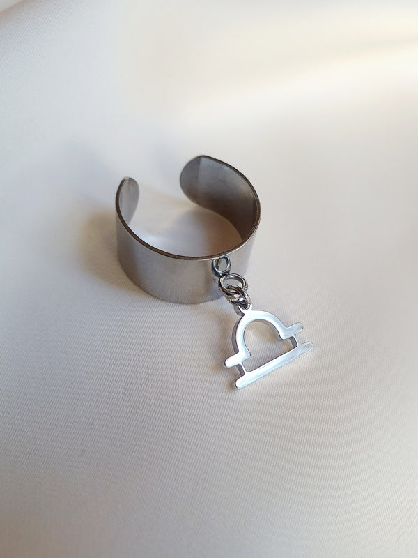 Bague signe astrologique  - argenté