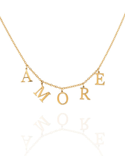 Collier AMORE - doré