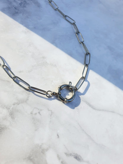 Collier ALEXA (personnalisable) - argenté