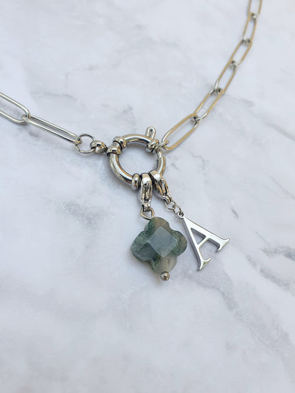 Collier ALEXA (personnalisable) - argenté