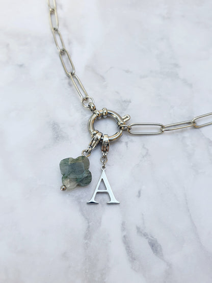 Collier ALEXA (personnalisable) - argenté