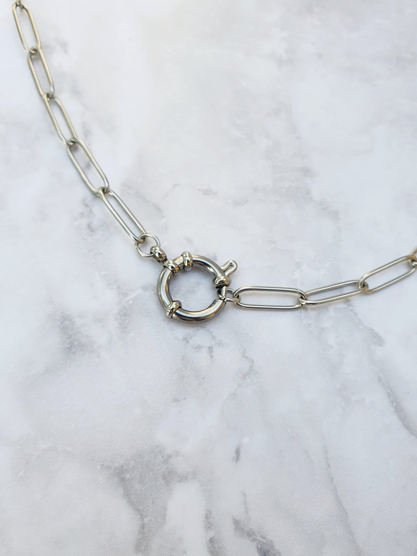 Collier ALEXA (personnalisable) - argenté