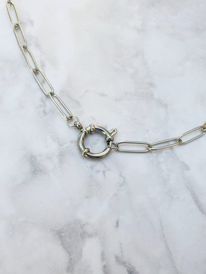 Collier ALEXA (personnalisable) - argenté