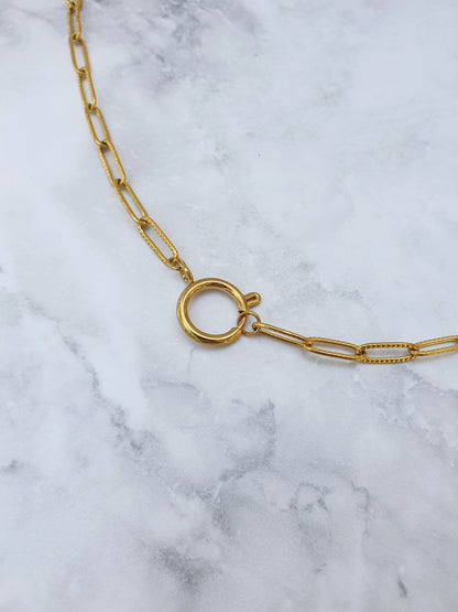 Collier SERENA (personnalisable) - doré