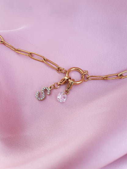 Bracelet SERENA personnalisable - doré
