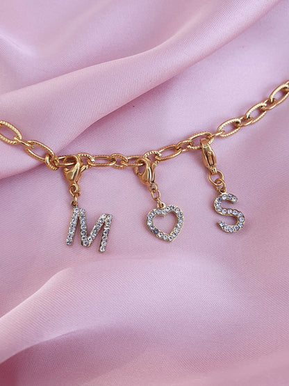 Coffret "JUST YOU & ME " 2 initiales - coloris au choix
