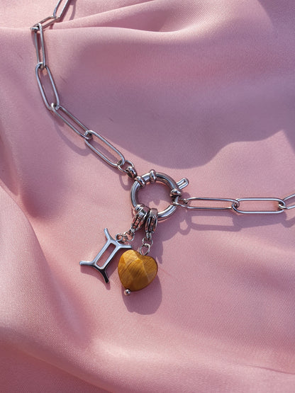 Collier ALEXA (personnalisable) - argenté